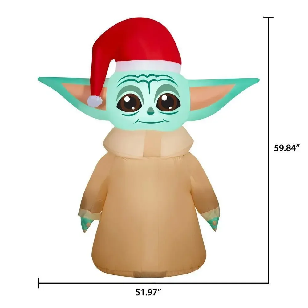 Star Wars‎ Mandalorian GROGU 5ft Light UP Christmas Inflatable Airblown